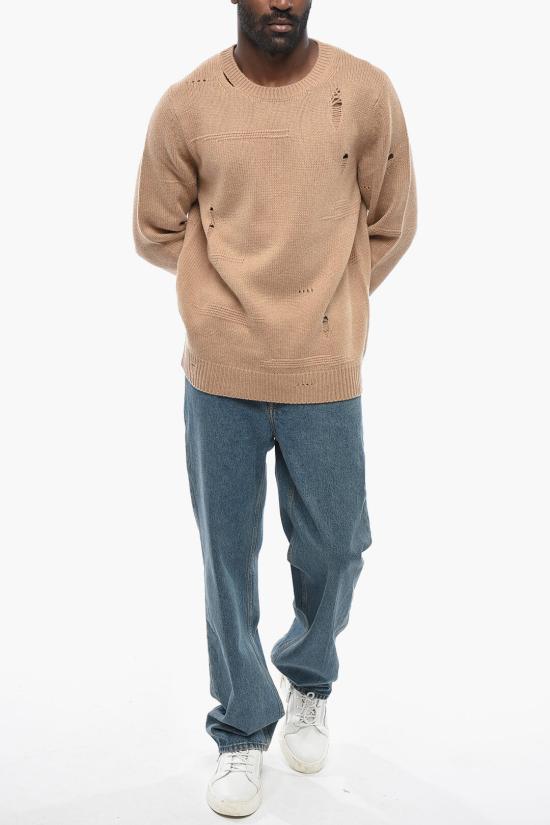  헬무트랭 스웨터 K10HM705 0 E05 23 Beige - HELMUT LANG