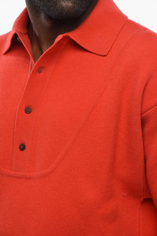  자크뮈스 팔로네 바뢰즈 폴로 스웨터 SWM00609AK00276470 Red - JACQUEMUS