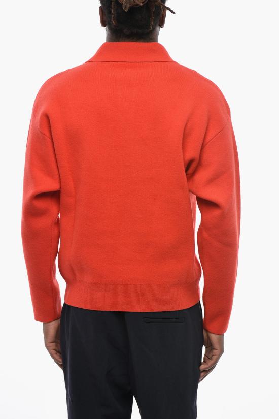  자크뮈스 팔로네 바뢰즈 폴로 스웨터 SWM00609AK00276470 Red - JACQUEMUS