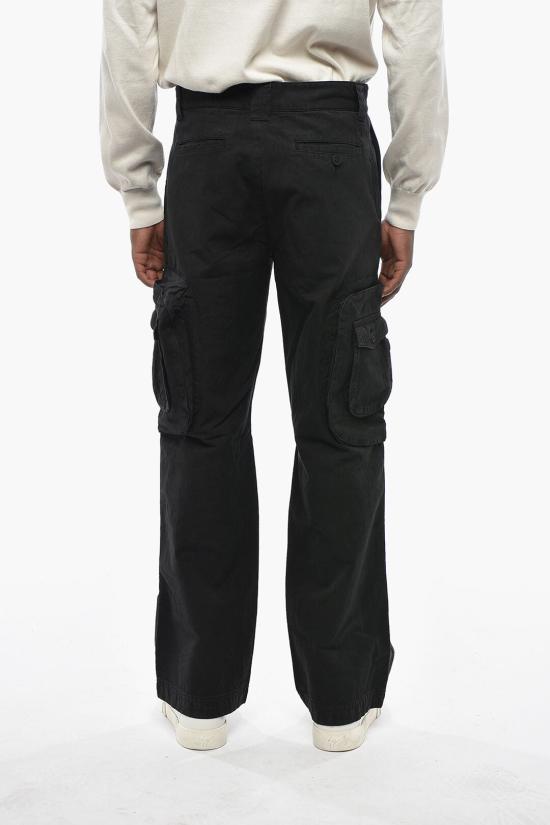  헤론 프레스톤 카고 팬츠 HMCF011S23 FAB004 1000 27 Black - HERON PRESTON