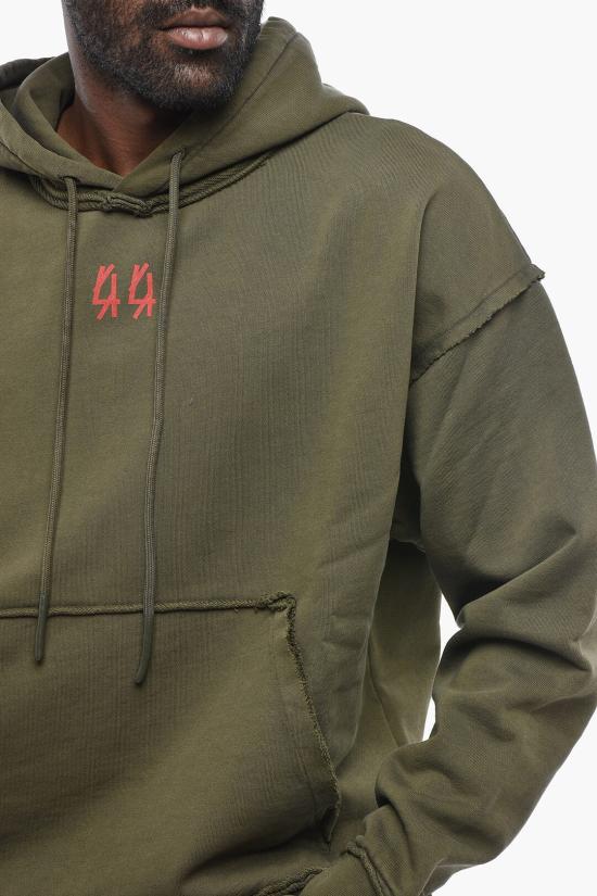  44레이블 후드 티셔츠 B0030612FA679P723 Green - 44 LABEL