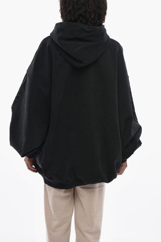  베트멍 후드 티셔츠 UE54HD260BBLACK - VETEMENTS