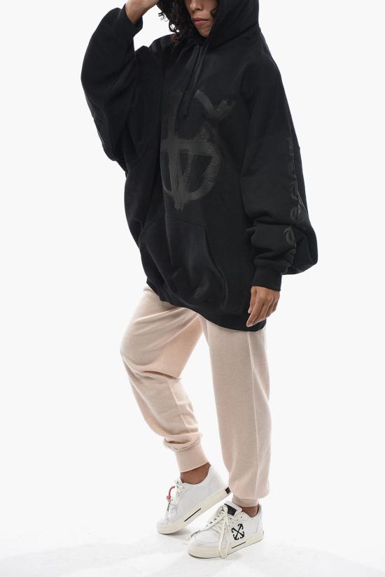  베트멍 후드 티셔츠 UE54HD260BBLACK - VETEMENTS
