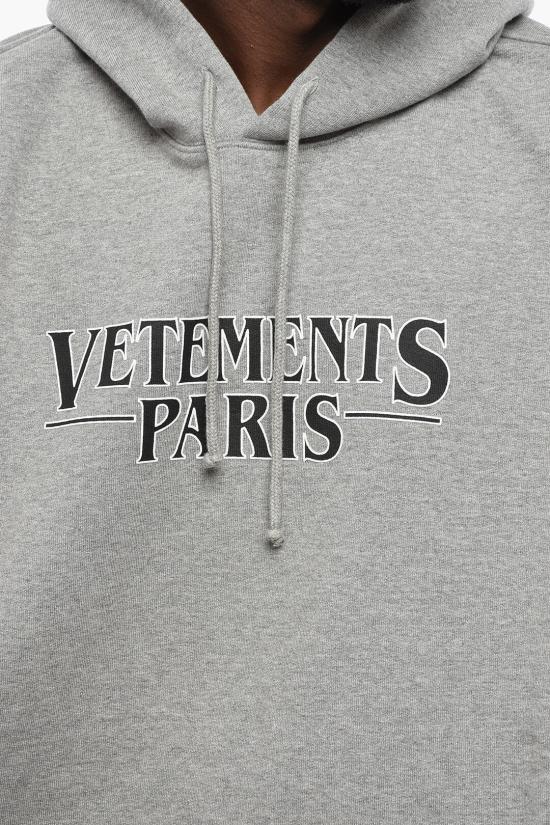  베트멍 후드 티셔츠 UE54HD500GGREYMELANGE Gray - VETEMENTS