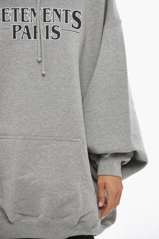  베트멍 후드 티셔츠 UE54HD500GGREYMELANGE Gray - VETEMENTS