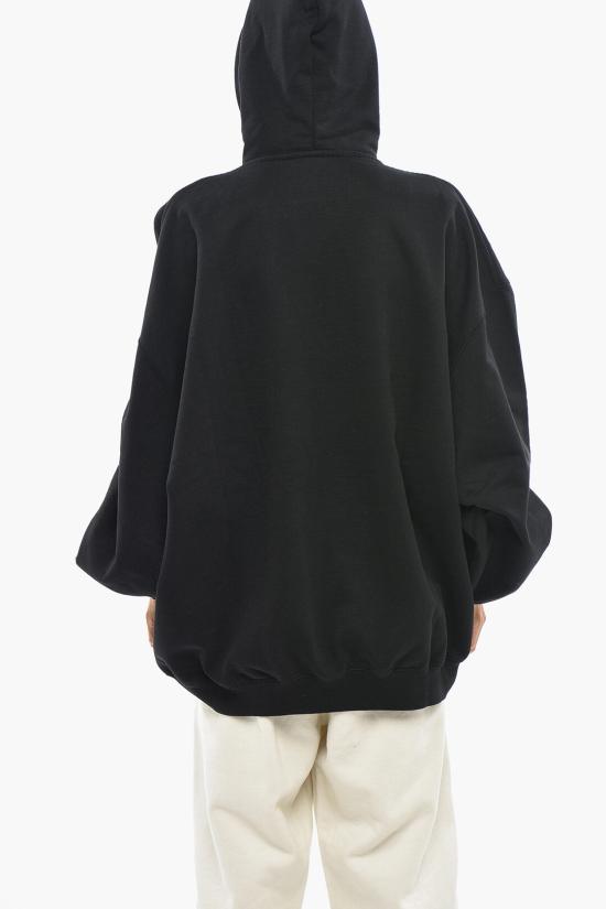  베트멍 후드 티셔츠 UE54HD100BBLACK - VETEMENTS
