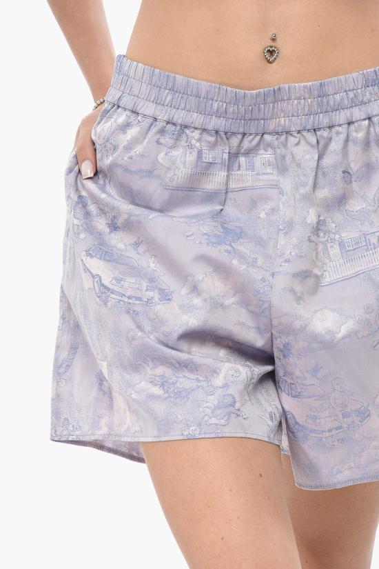  오프화이트 숏팬츠 OWCB05DS25FAB0024201 Violet - OFF WHITE