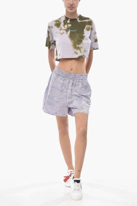  오프화이트 숏팬츠 OWCB05DS25FAB0024201 Violet - OFF WHITE