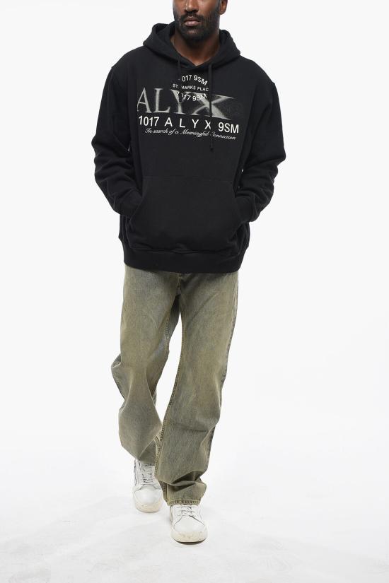  1017 알릭스 9SM 후드 티셔츠 AAUSW0175FA02 0 BLK0001 Black - 1017 ALYX 9SM
