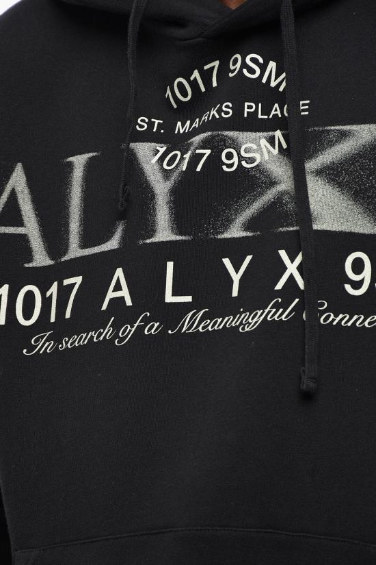  1017 알릭스 9SM 후드 티셔츠 AAUSW0175FA02 0 BLK0001 Black - 1017 ALYX 9SM