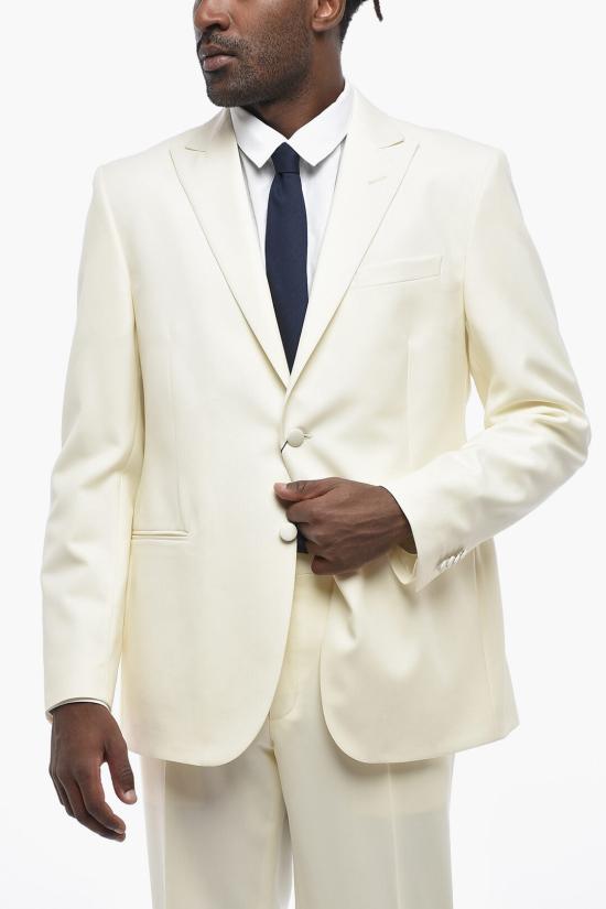  꼬르넬리아니 수트 세트 937T19 9398080 073 White - CORNELIANI