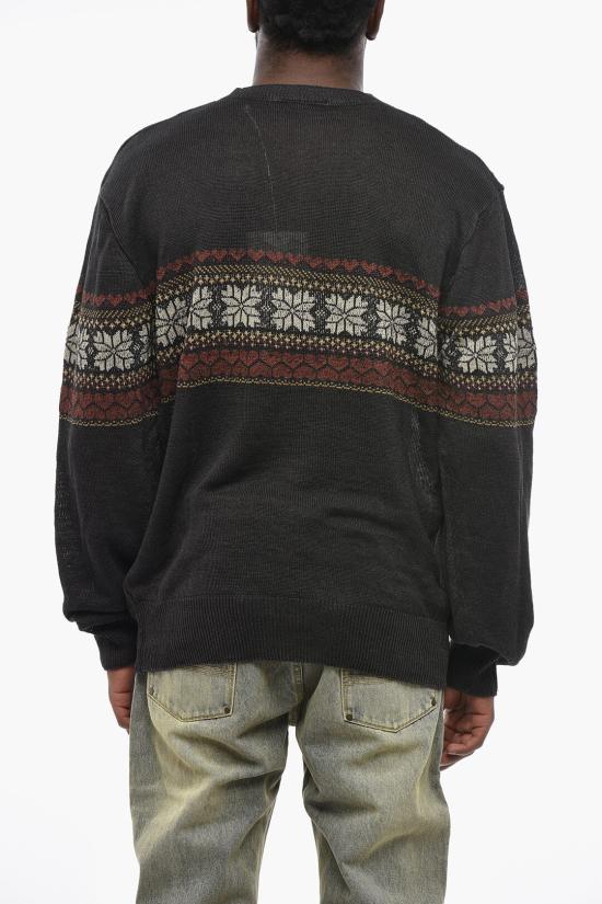  아워레가시 이브닝 폴로 퍼지 알파카 가디건 M2243BD 0 DUSKFAIRSLEHEMP 29 Brown - OUR LEGACY