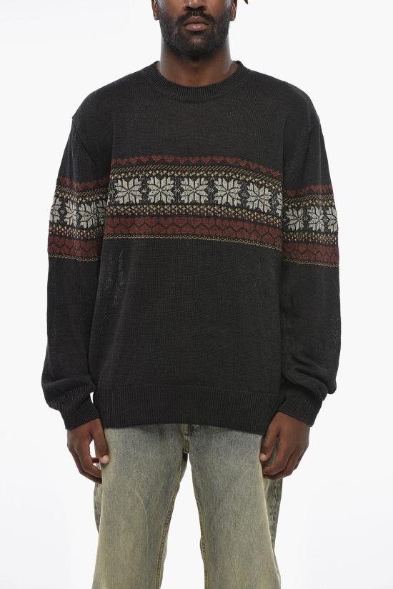 아워레가시 이브닝 폴로 퍼지 알파카 가디건 M2243BD 0 DUSKFAIRSLEHEMP 29 Brown