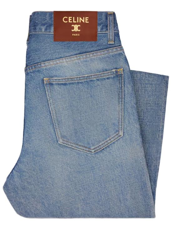 25FW 셀린느 스트레이트 팬츠 유니온 워시 RP055930F 07UW BLUE - CELINE