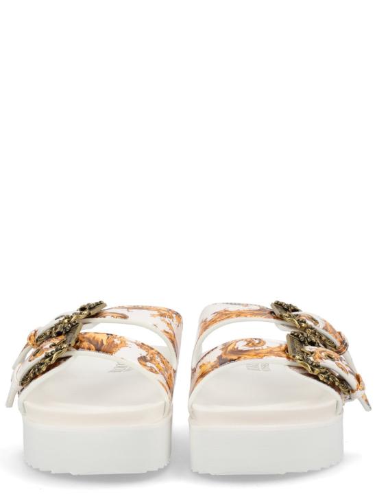 26SS 베르사체 바로크 버클 아리조나 샌들 80VA3SM1 ZS366G03 WHITE
