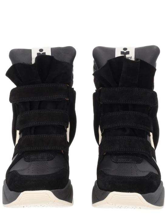 26FW 이자벨마랑 발스키 하이탑 스웨이드 웨지 스니커즈 BK0009FA A1E17S01BK BLACK