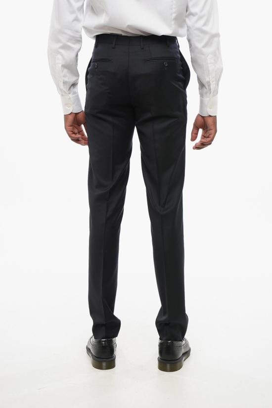  꼬르넬리아니 수트 팬츠 785Z2Z 6838233 001 Blue - CORNELIANI