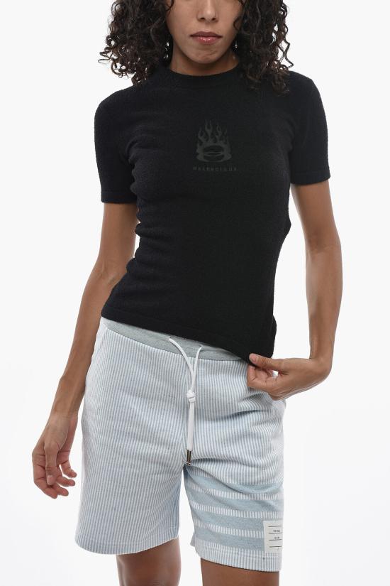  발렌시아가 반팔 티셔츠 796127 T3330 1000 30 Black