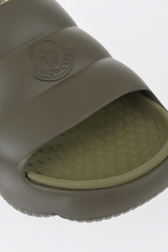  몽클레어 릴로 퀼티드 에바 슬라이드 4C00040 M2559 241 29 Green - MONCLER