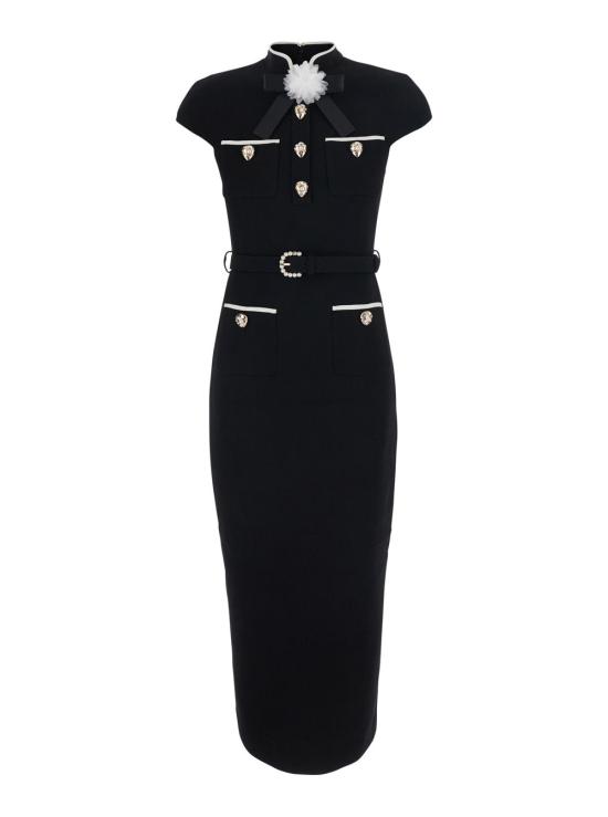 26FW 셀프 포트레이트 원피스 AW26074MBB BLACK