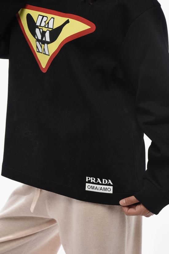  프라다 긴팔 티셔츠 134576 1SF5 F0R36 18 Black - PRADA