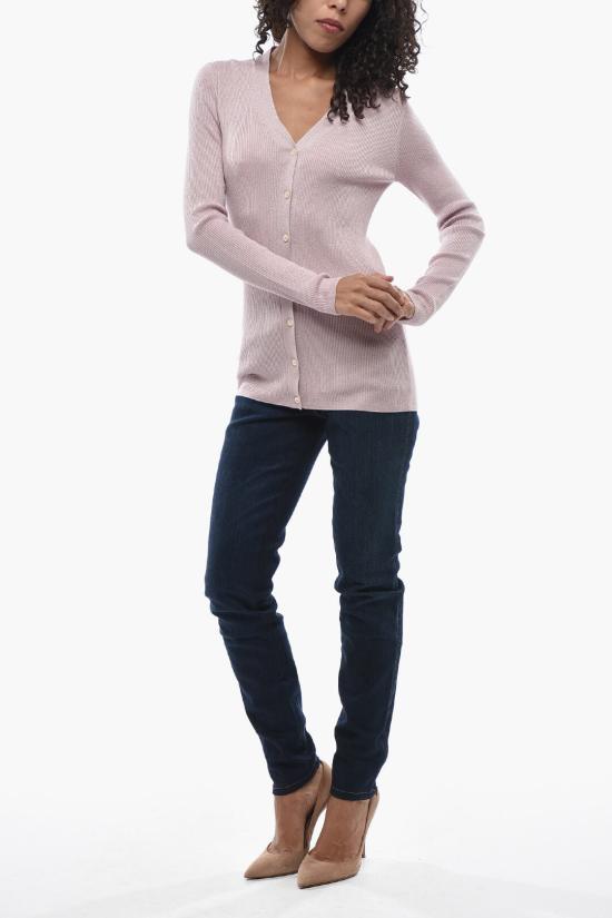  프라다 가디건 P25F74 1QIN F0384 06 Pink - PRADA