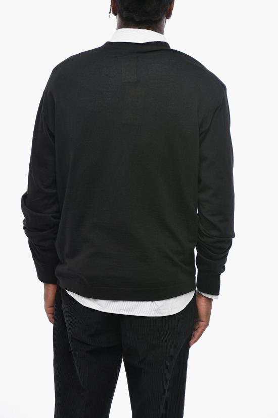  생로랑 가디건 817221 Y76TC 1000 Black - SAINT LAURENT
