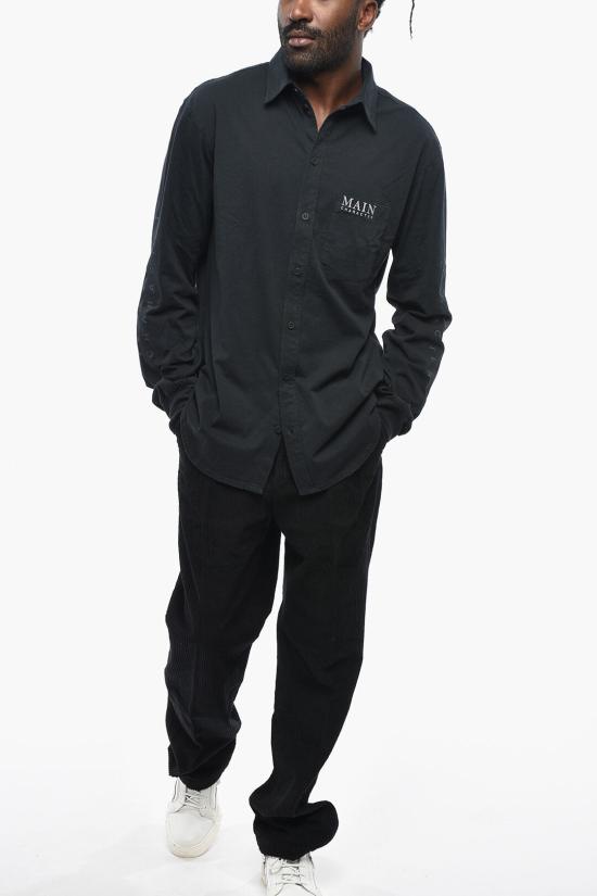  발렌시아가 메인 캐릭터 아트워크 티셔츠 슬리브 셔츠 850260TTVB91083 Black - BALENCIAGA