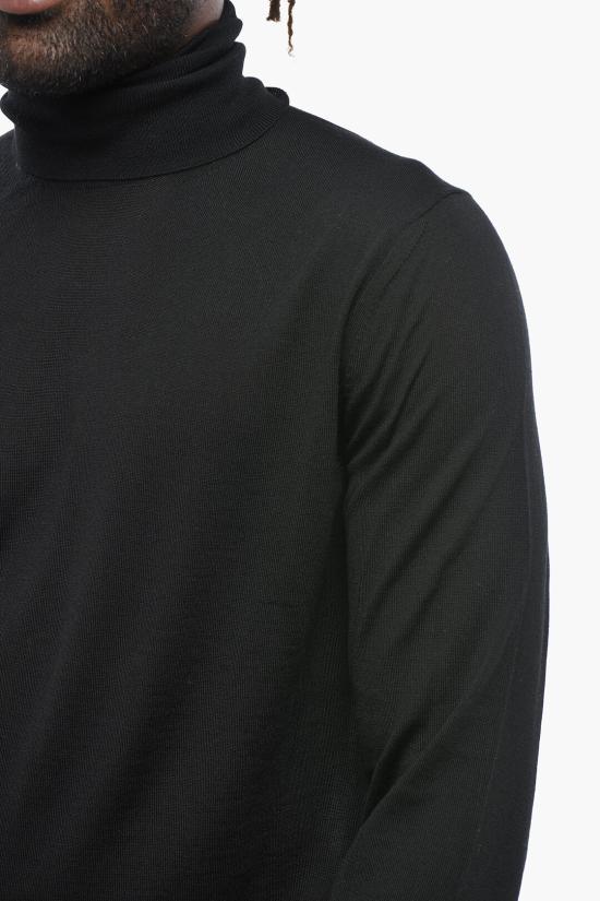 생로랑 울 터틀넥 스웨터 821739Y76GM1000 Black - SAINT LAURENT
