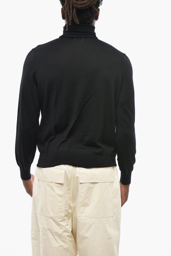  생로랑 울 터틀넥 스웨터 821739Y76GM1000 Black - SAINT LAURENT