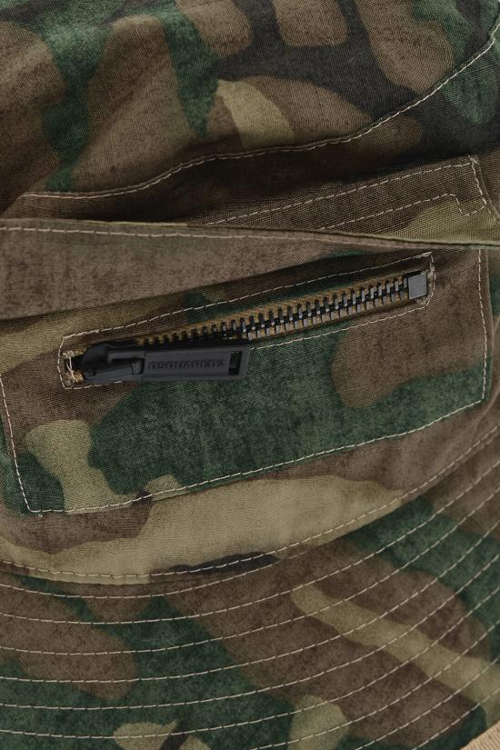  디스퀘어드2 버킷햇 HAM0049168S0074A008 Marrone Verde Militare - DSQUARED2