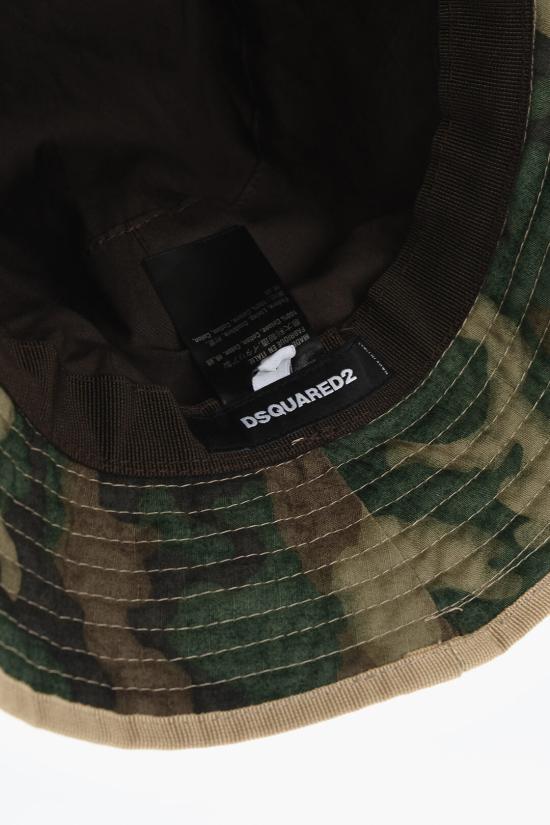  디스퀘어드2 버킷햇 HAM0049168S0074A008 Marrone Verde Militare - DSQUARED2