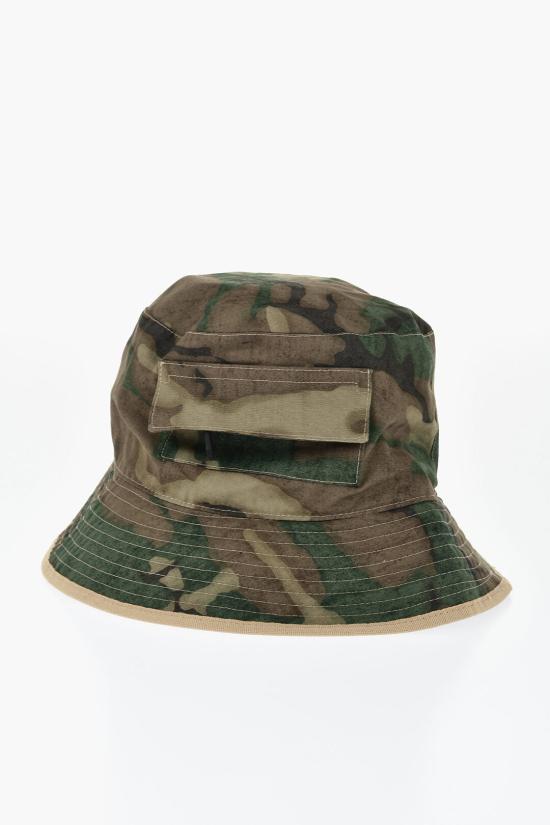  디스퀘어드2 버킷햇 HAM0049168S0074A008 Marrone Verde Militare - DSQUARED2