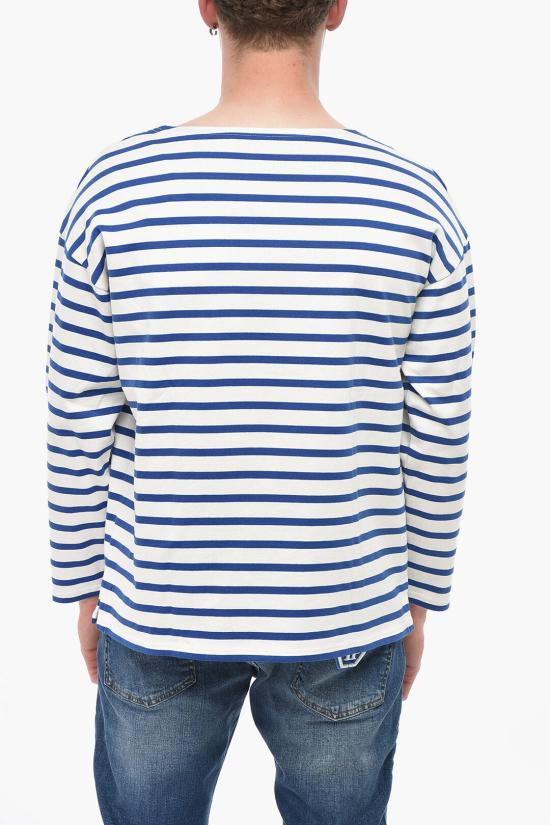  발렌티노 가라바니 긴팔 티셔츠 6V3MG16RAPVRGY Bianco Blu - VALENTINO GARAVANI