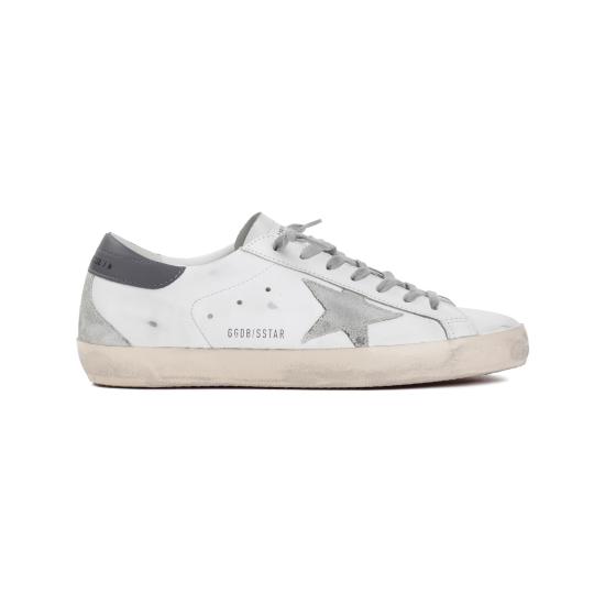 26FW 골든구스 슈퍼스타 스웨이드 스니커즈 GMF00102 F006113 11915 WHITE ICE DARK GRAY - GOLDEN GOOSE