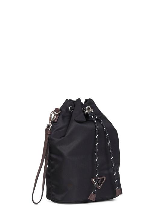 26FW 프라다 스피드락 리나일론 앤 레더 파우치 2NE0672HE1F0002 BLACK - PRADA