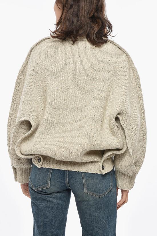  보테가베네타 터틀넥 802130V4O10 9217 Beige - BOTTEGA VENETA