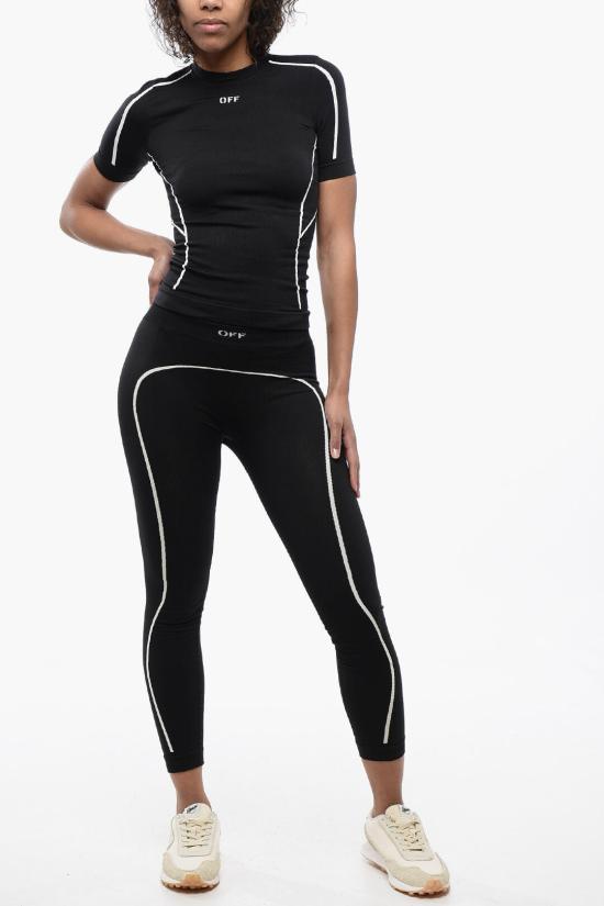  오프화이트 레깅스 OWVV015S24KNI0011001 Black - OFF WHITE