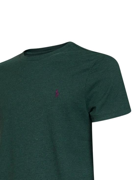 26FW 폴로 랄프로렌 포니로고 자수 반팔 티셔츠 710671438 460 SCOTCH PINE HEATHER C4939 - POLO RALPH LAUREN