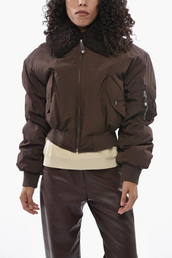  스텔라 맥카트니 봄버 자켓 6800313AU3532011 Brown