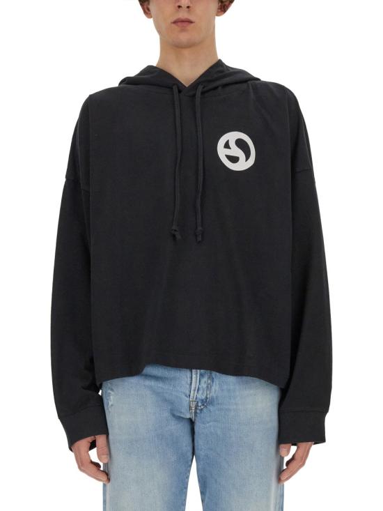  아크네 스튜디오 긴팔 티셔츠 CI0161 900 BLACK - ACNE STUDIOS