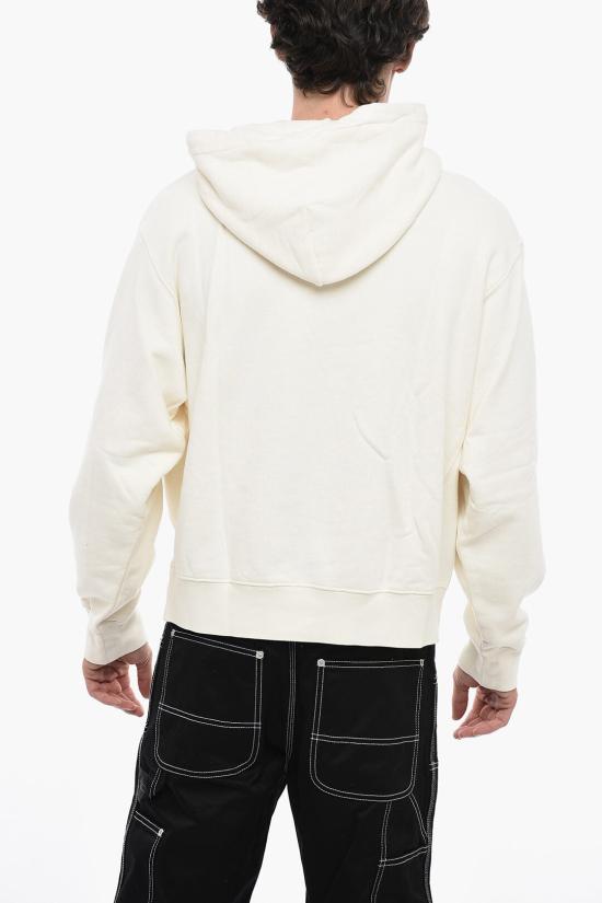  헤론 프레스톤 후드 티셔츠 HMBB024S23 JER002 0140 White - HERON PRESTON