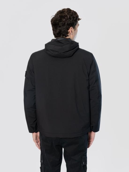 26FW 스톤 아일랜드 자켓 Membrana Soft Shell Due Strati Impermeabile Nero 소재 파카 - STONE ISLAND