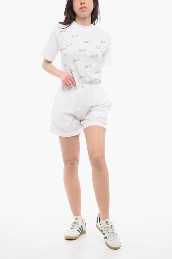  피나모레 숏팬츠 MRN1D060257P4007D34 White - FINAMORE