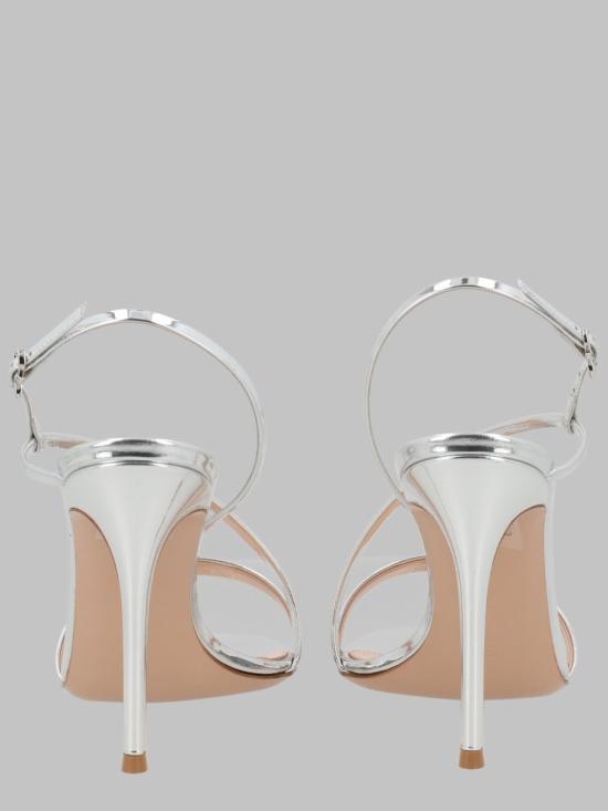 26FW 지안비토로시 힐/펌프스 G32769 95RICMETARGE SILVER - GIANVITO ROSSI
