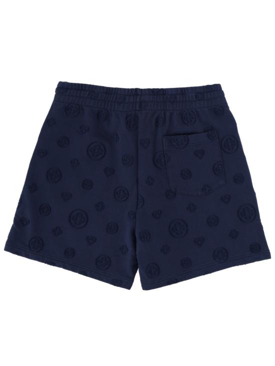 26SS 카사블랑카 숏팬츠 M SP26 JTR 003 05APPLIQUE MONOGRA M BLUE - CASABLANCA