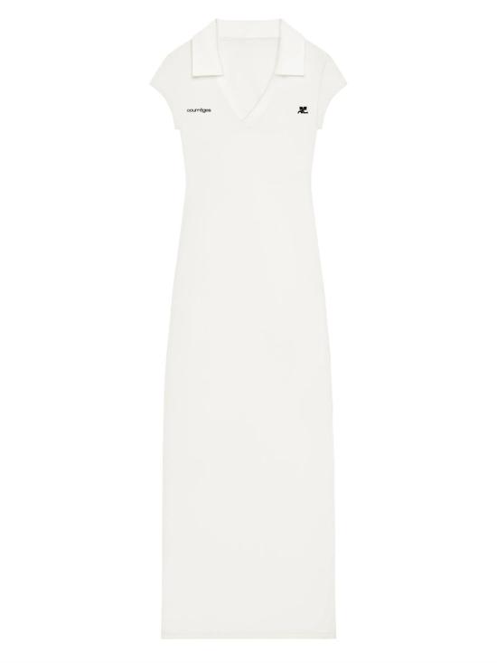 26SS 쿠레쥬 스포츠 폴로 롱 드레스 126JRO807 JS01950098 WHITE