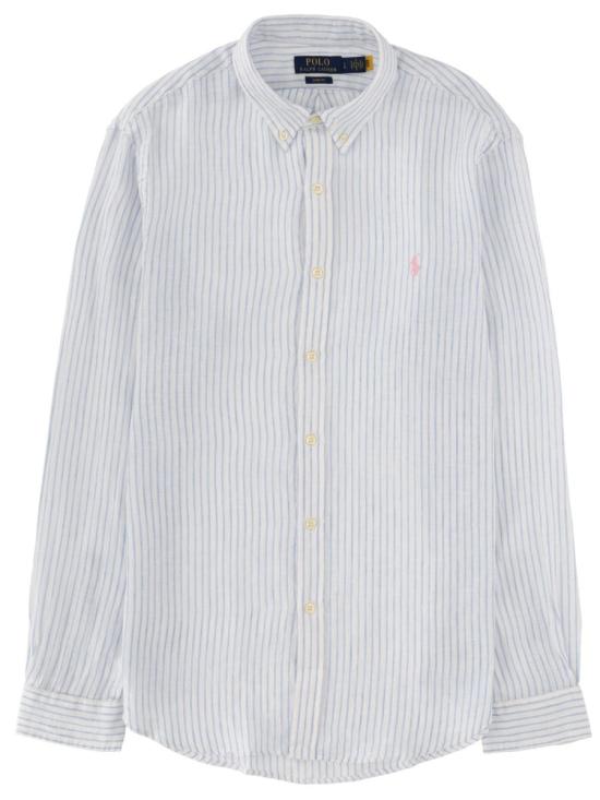 26SS 폴로 랄프로렌 셔츠 710B15647 0027188AWHITEBLUE