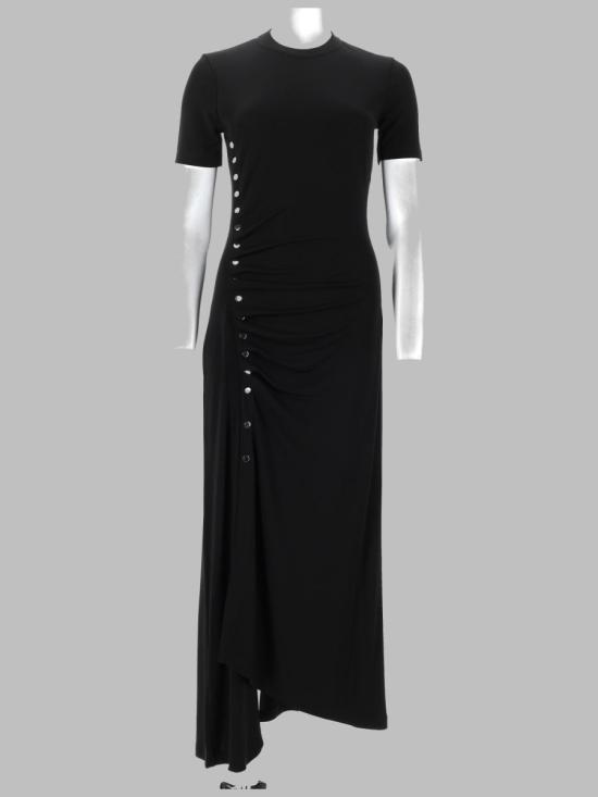26FW 파코라반 원피스 24AJRO886VI0386 P001 BLACK