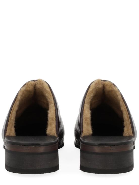 25FW 아워레가시 나오토 클로그 A4257NDA DEEPAMERICANOLEATHER BLACK - OUR LEGACY